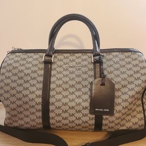 MICHAEL KORS LARGE MERCER WEEKENDER DUFFLE BAG